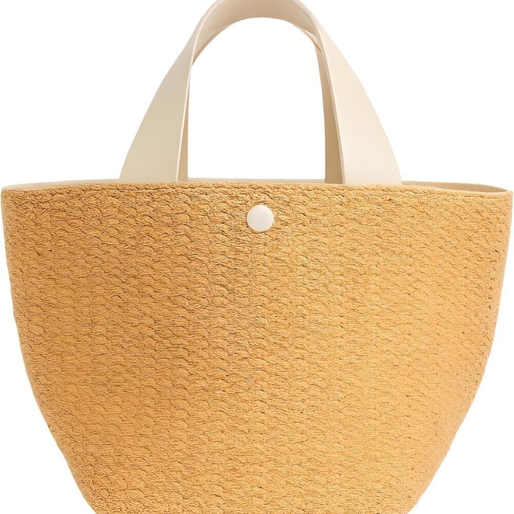 Women Handbag Rattan Straw Tote Eco-Friendly Summer Beach Bag - Picture 1 of 6